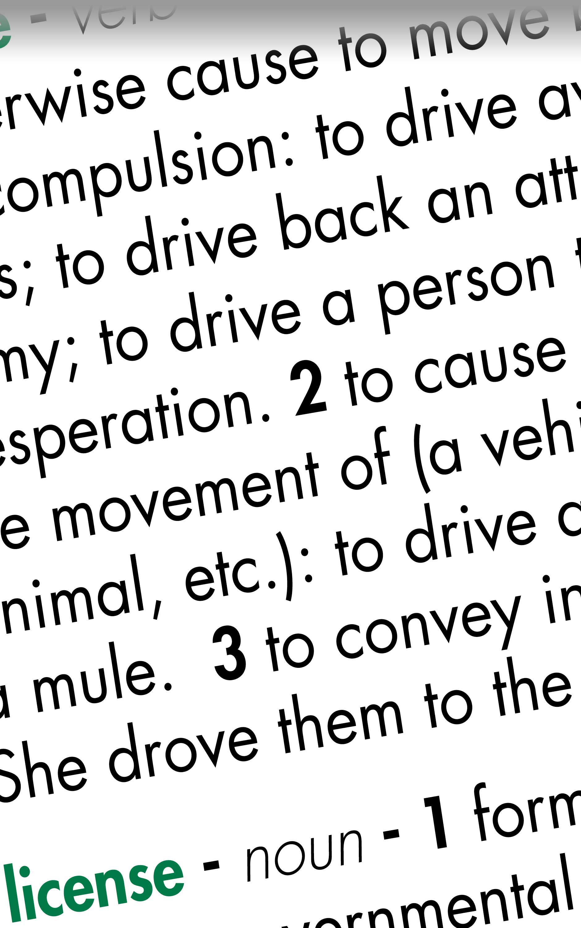 driving terms